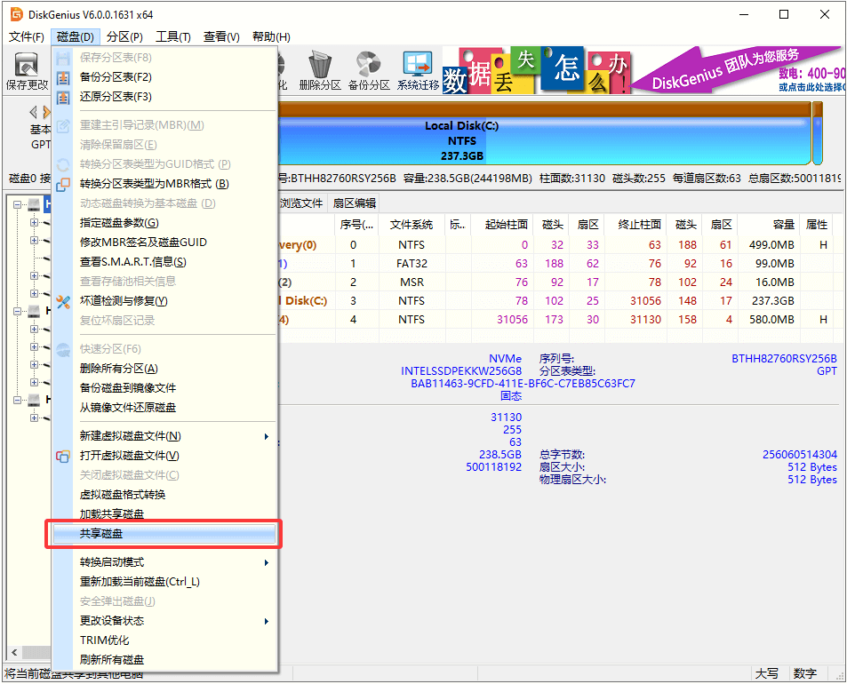 共享磁盘